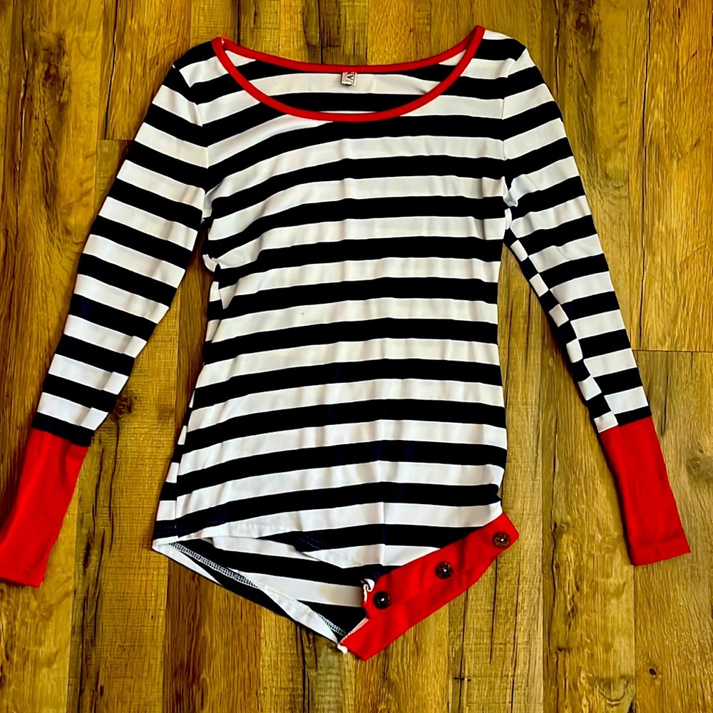 Sailor striped long sleeve shirt